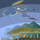 Illustration for article titled Check Out These Crazy Videos Of Yesterdays Military Comm Satellite Launch